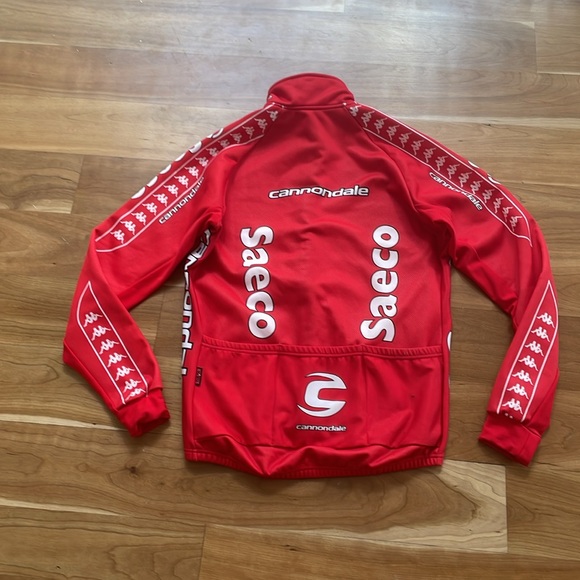 Kappa mens red long sleeve cycling jersey. Good condition, small mark. - Picture 5 of 6